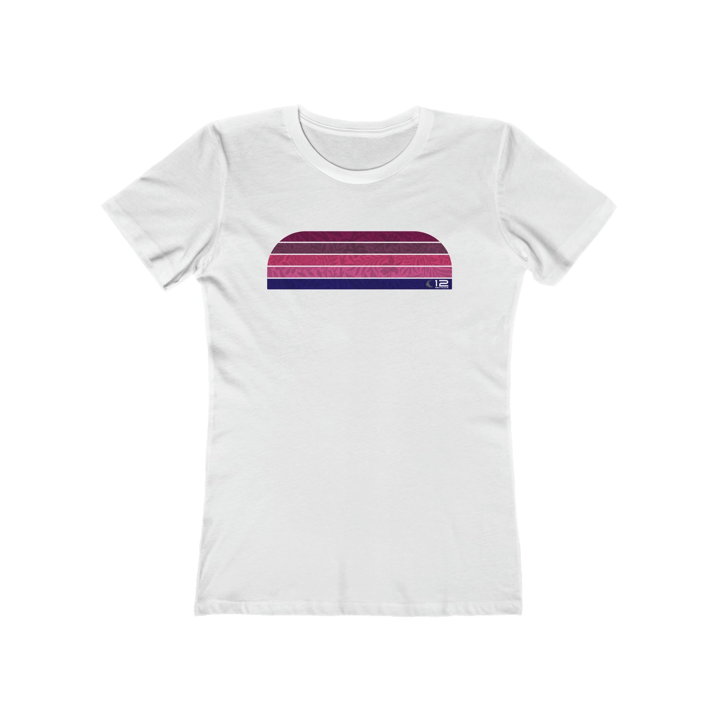 Women's The Boyfriend Tee - SUNSET LILAC WINE - 12 SECONDS APPAREL