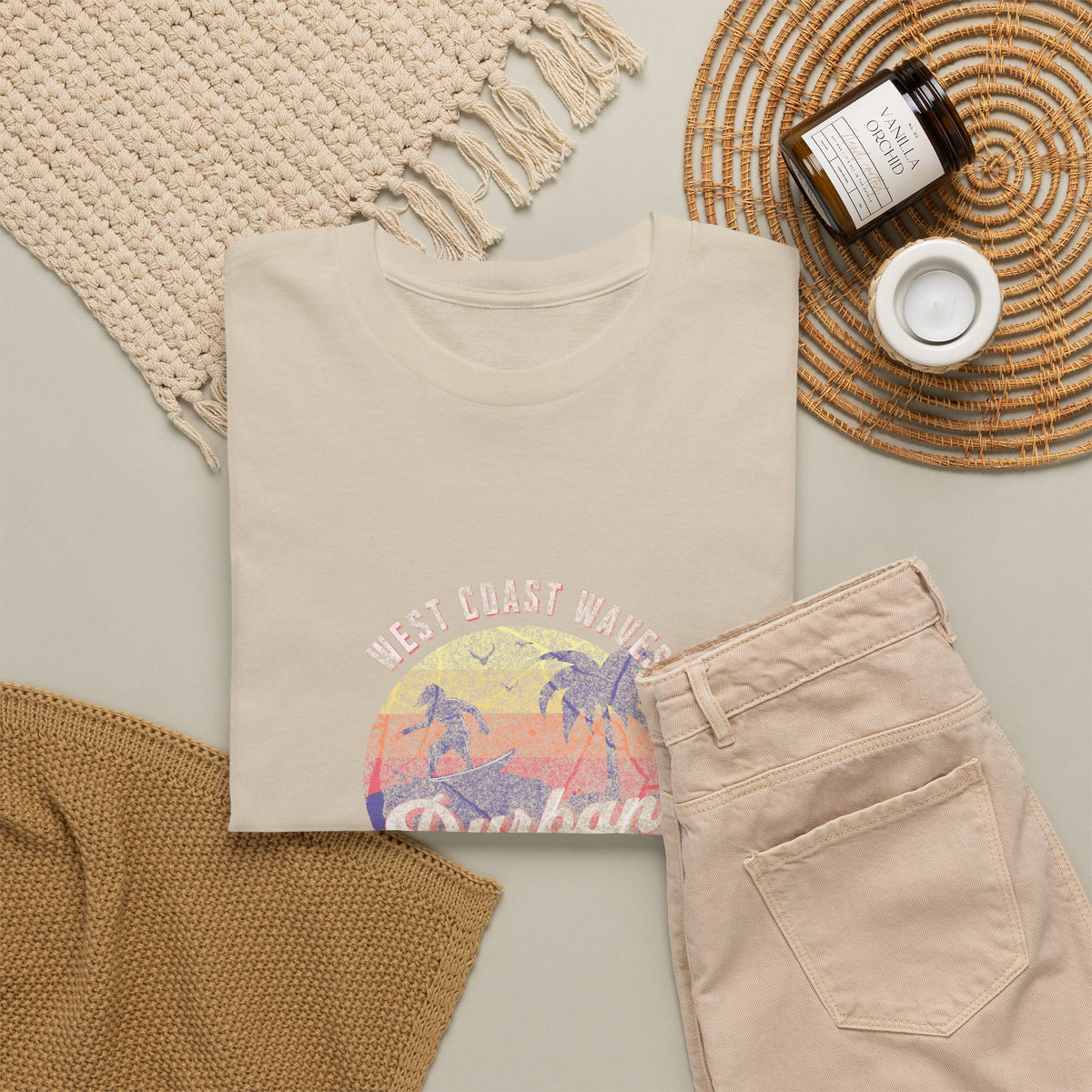 Durban Dreamin' Beach T-Shirt — Surf Sunset Graphic Tee