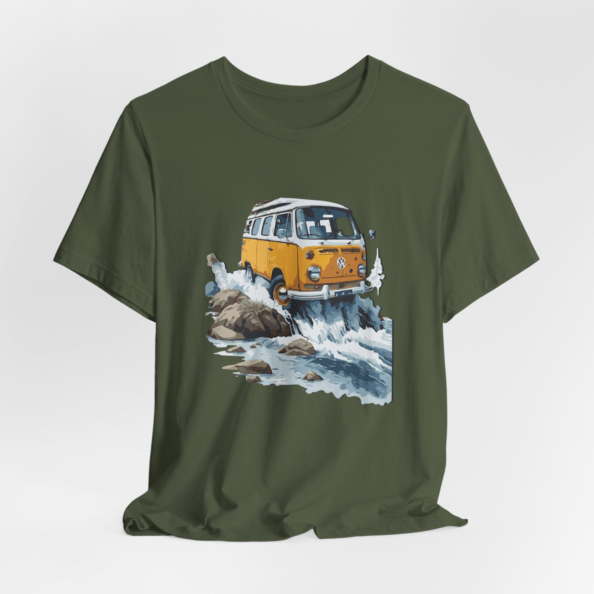 Vintage Camper Van T-Shirt — Road Trip Graphic Tee
