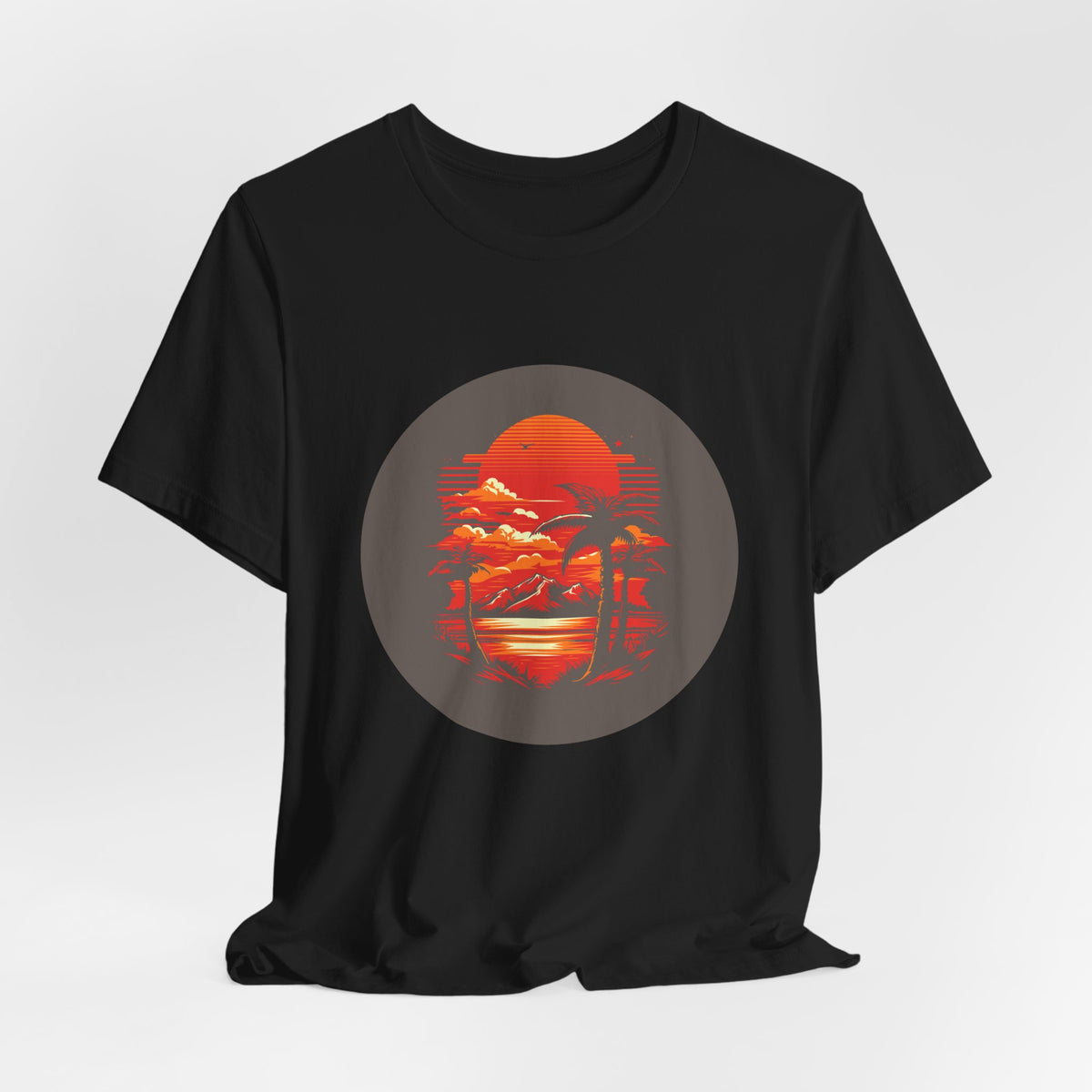 Circle the Sun T-Shirt — Minimal Sun Graphic Tee