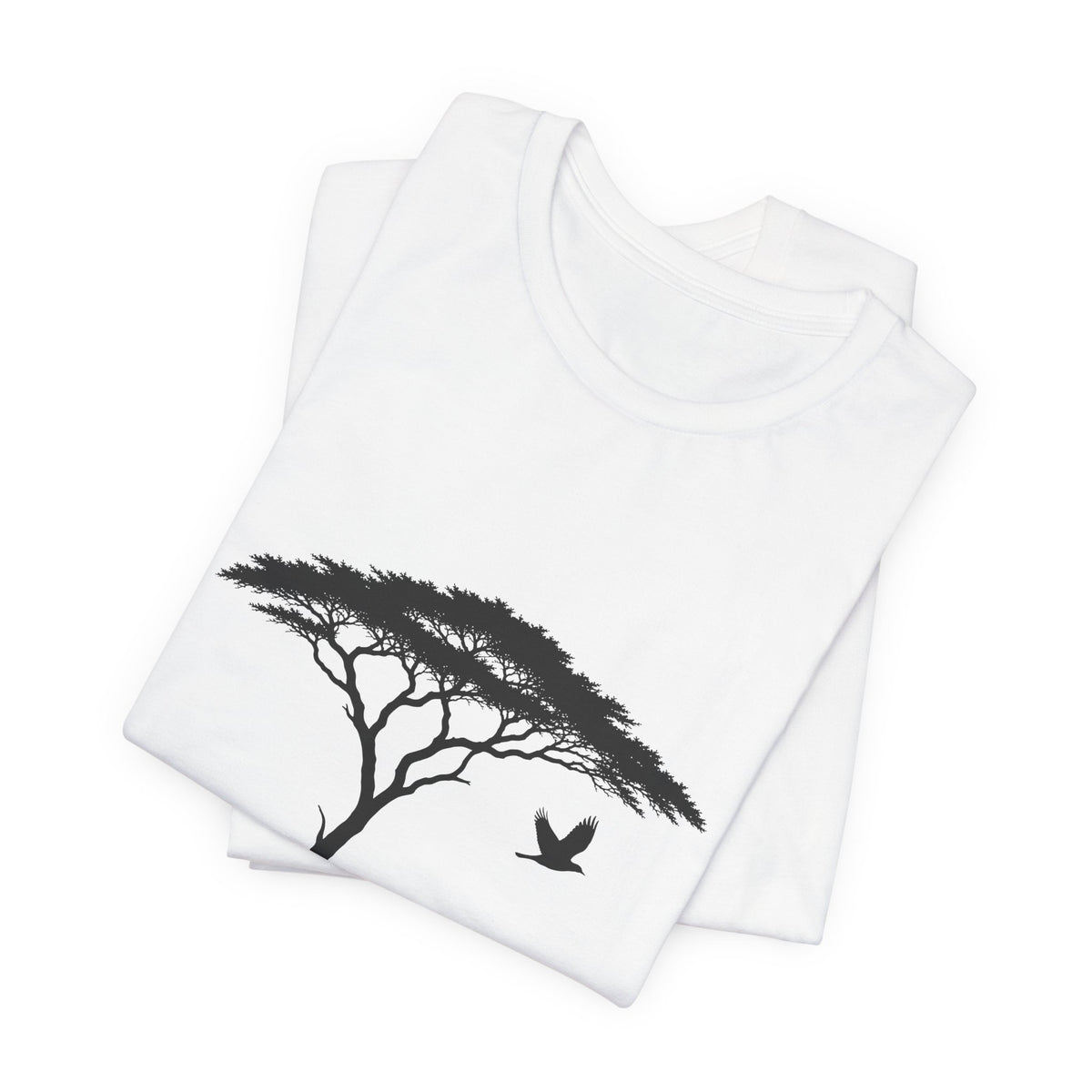 Lone Acacia Tree T-Shirt — African Savanna Graphic Tee