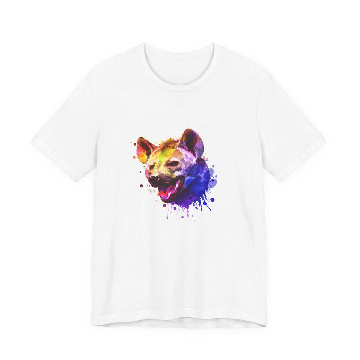 Hyena T-Shirt — Colourful African Wildlife Graphic Tee