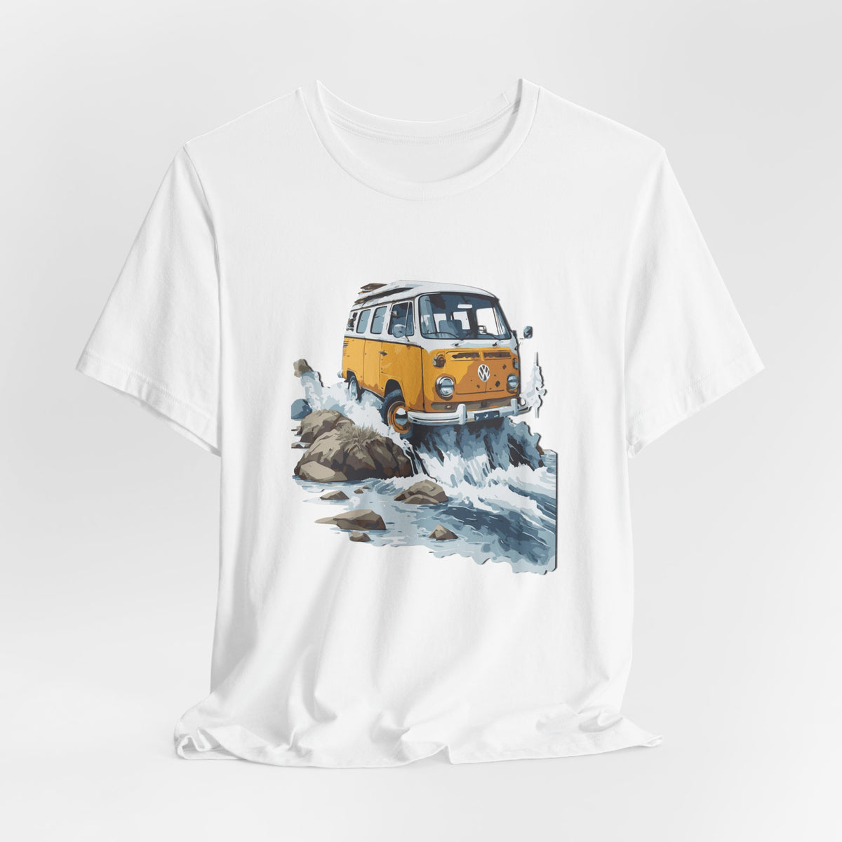 Vintage Camper Van T-Shirt — Road Trip Graphic Tee