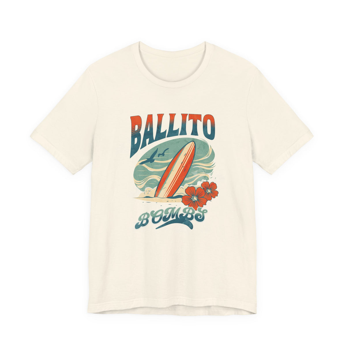Ballito Bombs Surf T-Shirt — South African Surf Graphic Tee