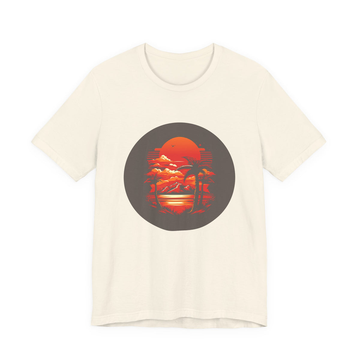 Circle the Sun T-Shirt — Minimal Sun Graphic Tee