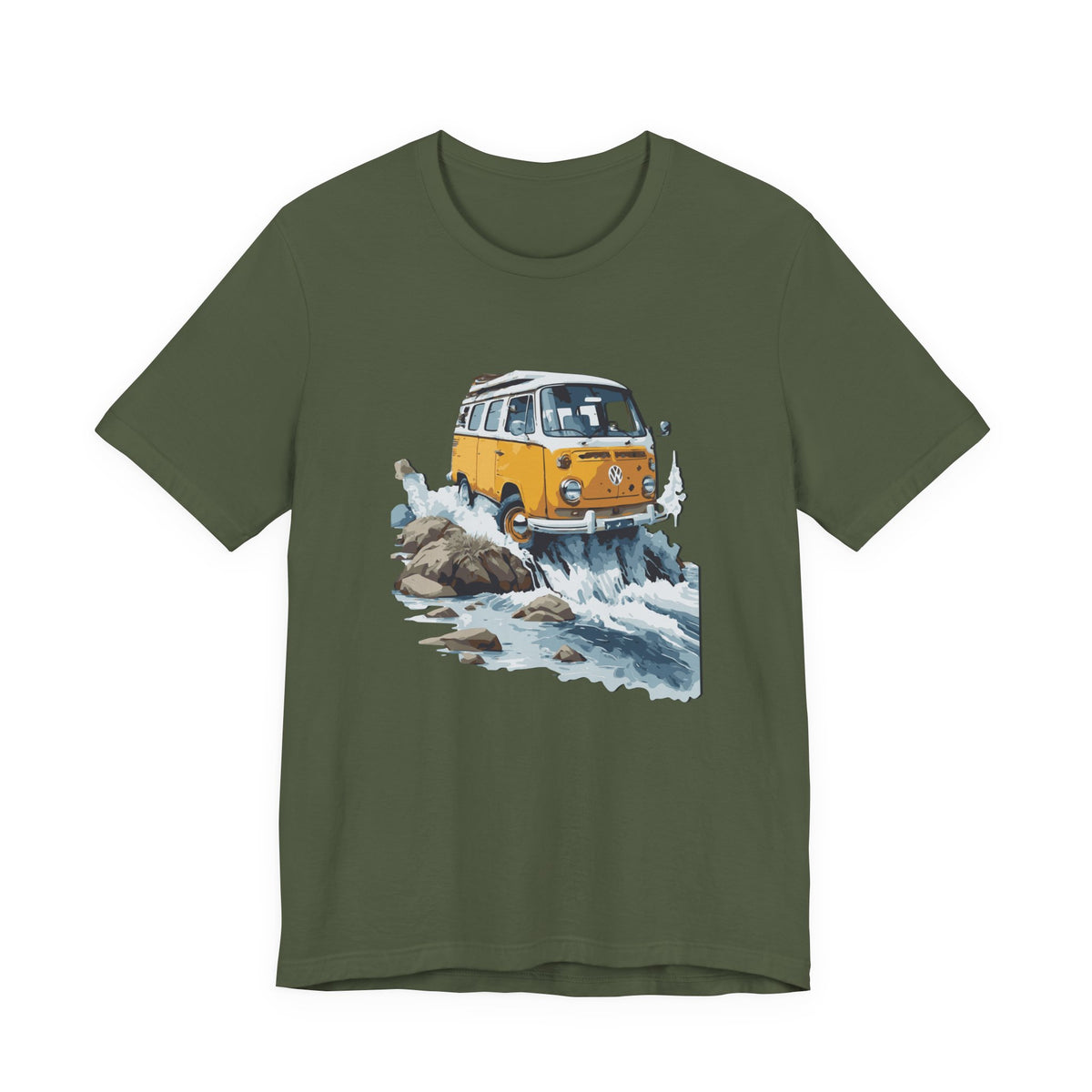Vintage Camper Van T-Shirt — Road Trip Graphic Tee