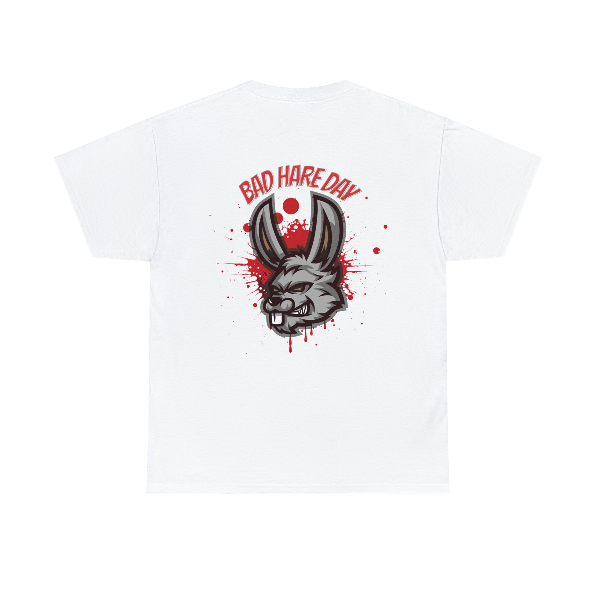 Unisex Heavy Cotton Tee - BAD HARE DAY - 12 SECONDS APPAREL