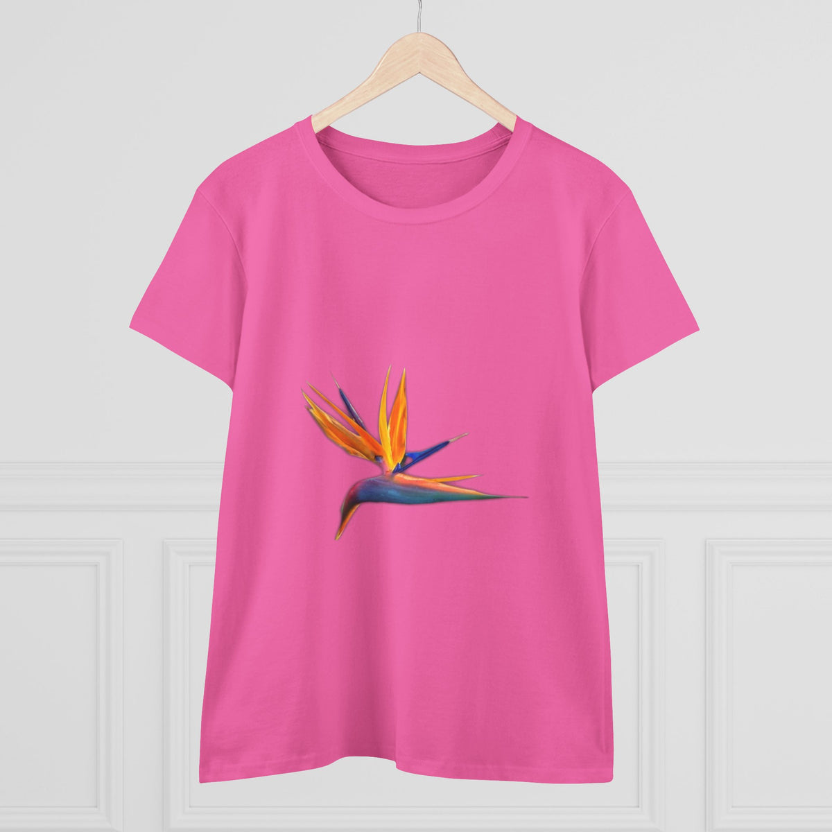 Bird of Paradise T-Shirt for Women — Strelitzia Flower Tee