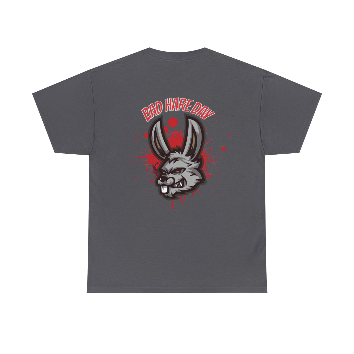 Unisex Heavy Cotton Tee - BAD HARE DAY - 12 SECONDS APPAREL