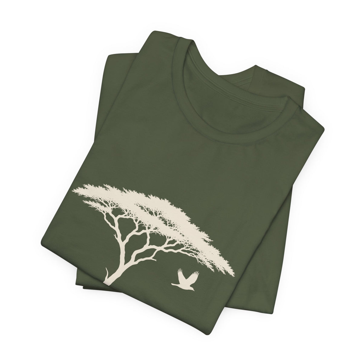 Lone Acacia Tree T-Shirt — African Savanna Graphic Tee
