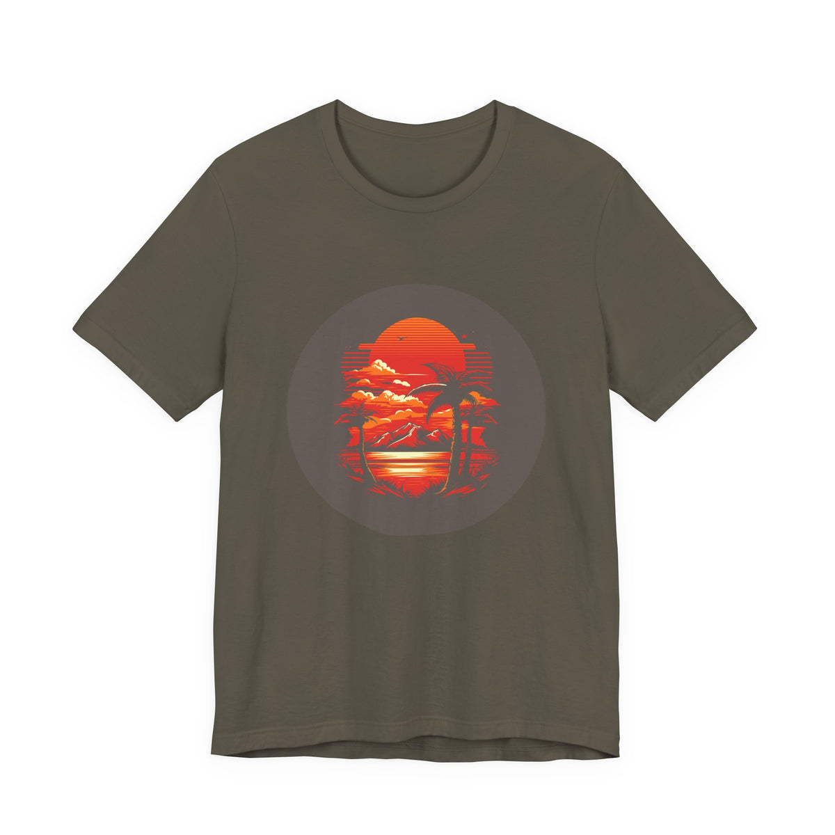 Circle the Sun T-Shirt — Minimal Sun Graphic Tee