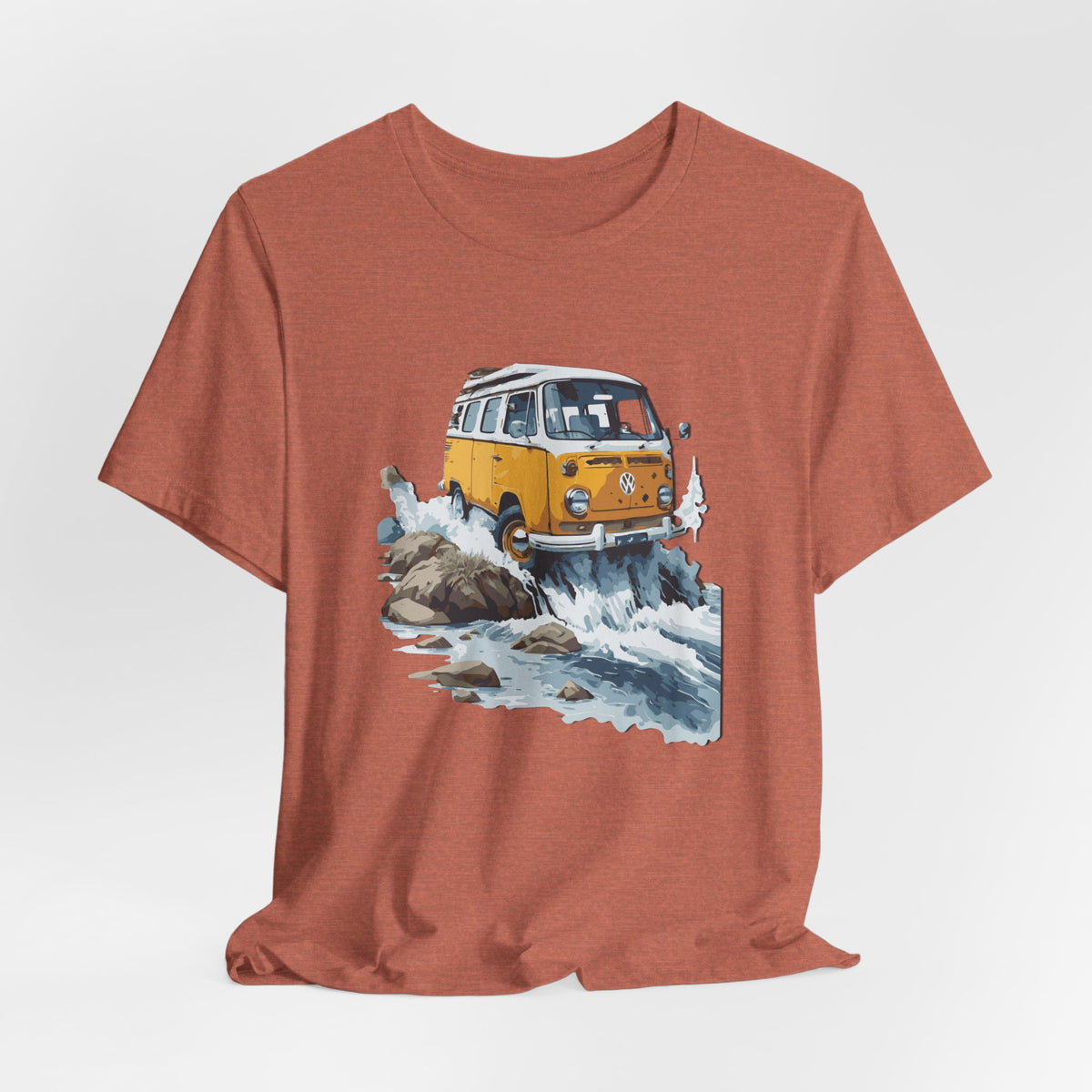 Vintage Camper Van T-Shirt — Road Trip Graphic Tee