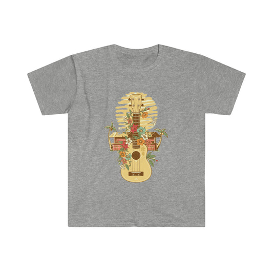 Unisex Softstyle T-Shirt - UKELELE - 12 SECONDS APPAREL