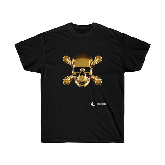 Unisex Ultra Cotton Tee - SKULL & BONES - 12 SECONDS APPAREL